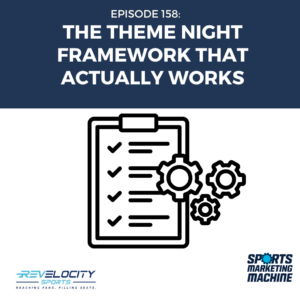Most teams are asking the wrong question when it comes to theme nights—and it’s costing them ticket revenue. In this episode, Jeremy Neisser breaks down a practical, repeatable framework for building theme nights around real audiences, not random ideas. If you want your promotions to actually sell tickets (and grow year over year), this is the blueprint. Key Topics Covered Why “What theme night should we do?” is the wrong starting point The shift from idea-first thinking → audience-first strategy The 4-part framework every successful theme night must have: Clear audience Reachable list Organizer/advocate Compelling reason to attend How weak theme nights fail (and why they don’t drive group sales) Real examples of audience-driven nights (Korean Night, Healthcare Appreciation, Bark in the Park) How to evaluate and score your current theme nights for effectiveness The role of organizers (coaches, principals, business leaders) in scaling ticket sales Building momentum: turning 200-ticket nights into 500+ year-over-year Why specificity beats broad appeal when trying to grow attendance
